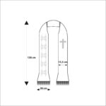 Stola romana con motivo IHS