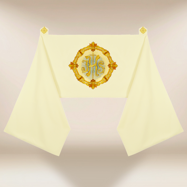 Velo omerale ricamato “Feliz Navidad”