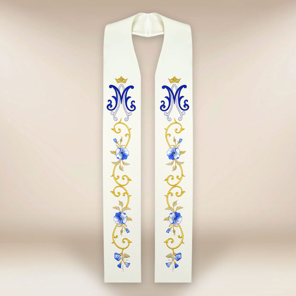 Stola mariana ricamata