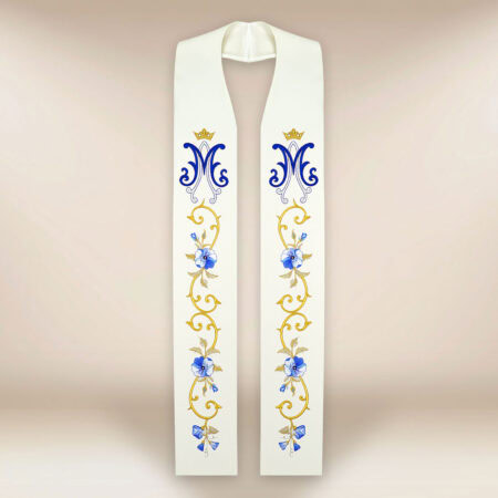 Stola mariana ricamata