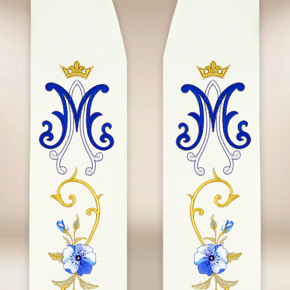 Stola mariana ricamata