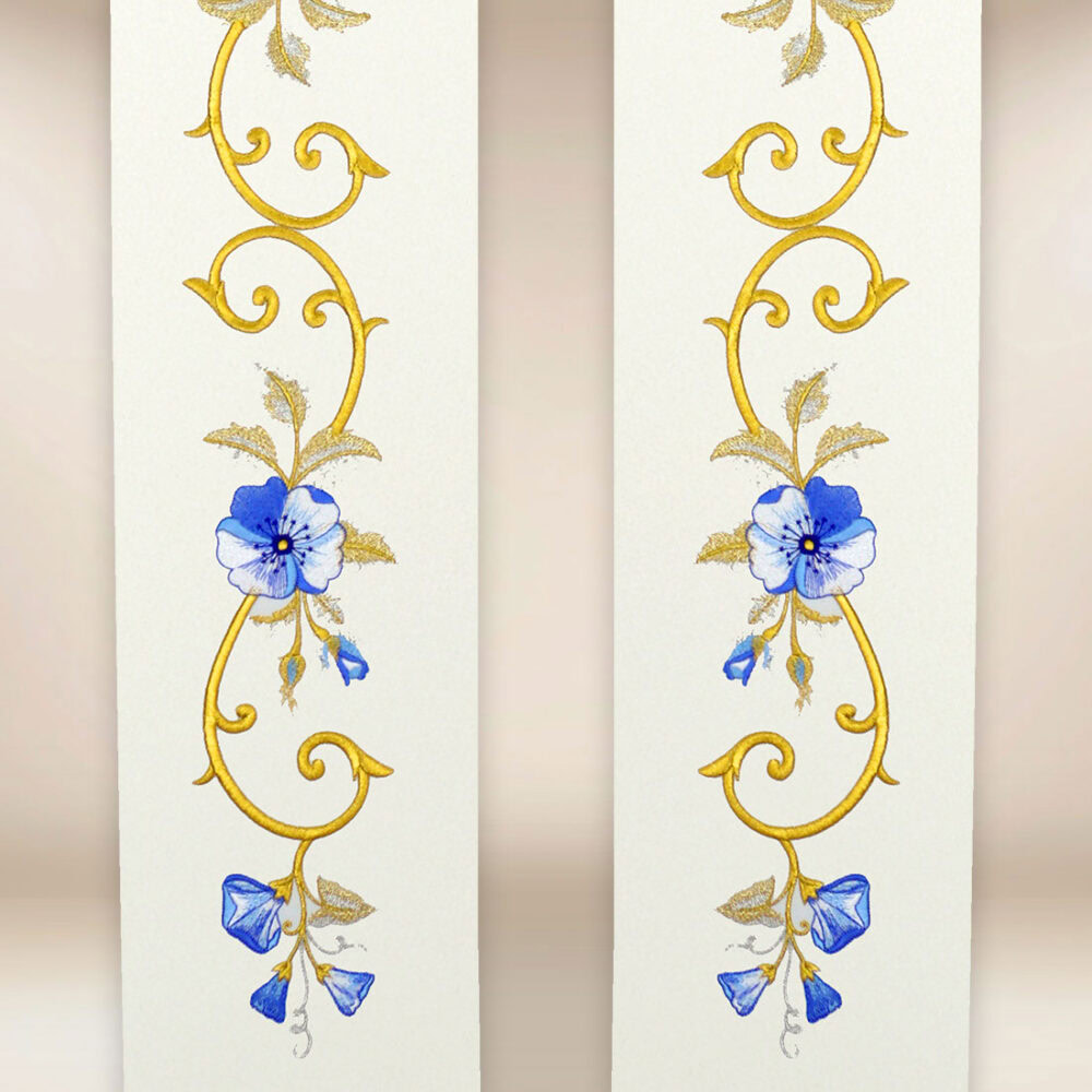 Stola mariana ricamata