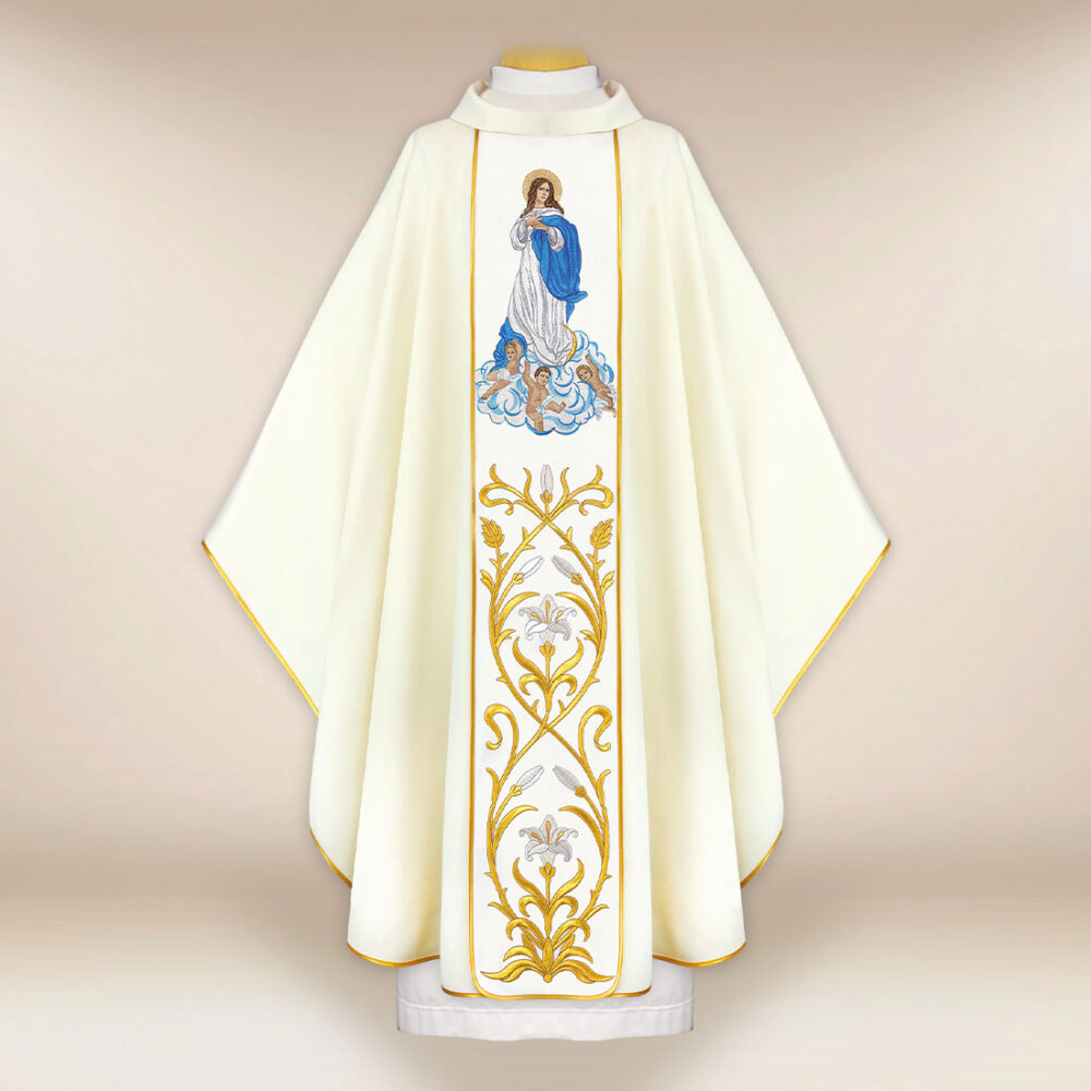 Casula ricamata Madonna Assunta