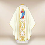 Casula ricamata Madonna Aiuto dei Cristiani