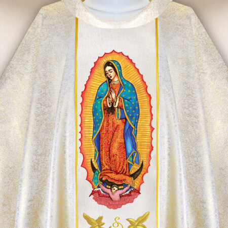 Ornat z wizerunkiem haftowanym “Matka Boża z Guadalupe”
