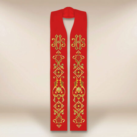 Stuła haftowana “IHS”