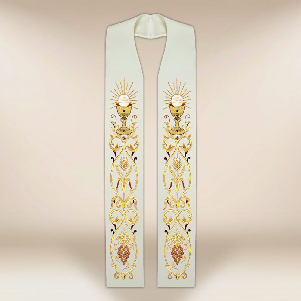 Stuła haftowana „Kielich”