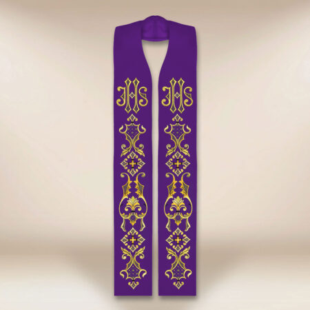 Stuła haftowana “IHS”