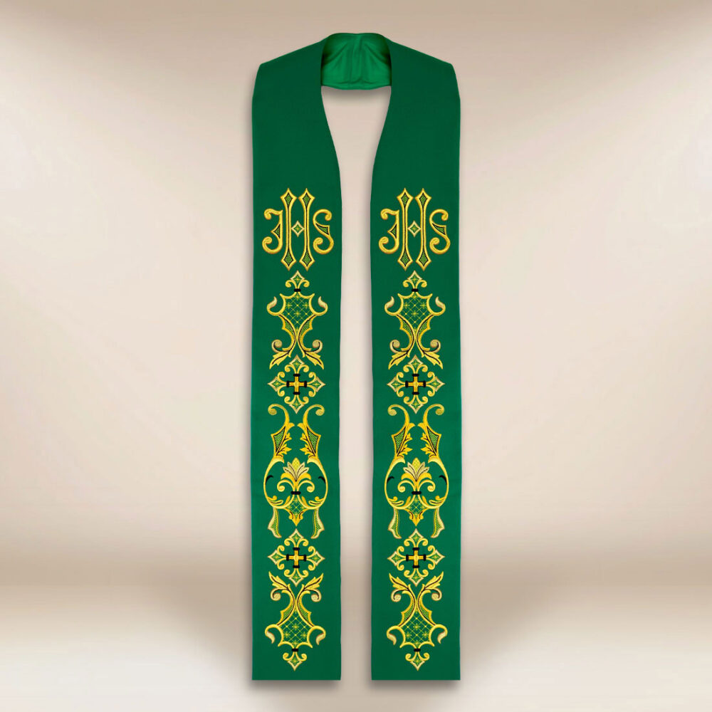 Stuła haftowana “IHS”