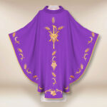Casula liturgica viola con PX