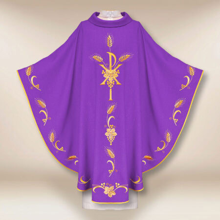Casula liturgica viola con PX