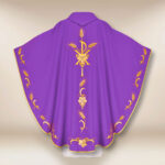 Casula liturgica viola con PX