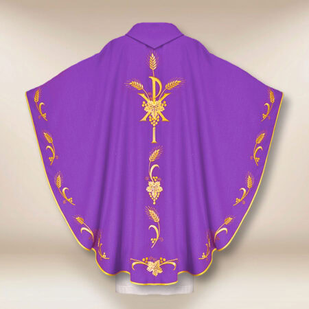 Casula liturgica viola con PX