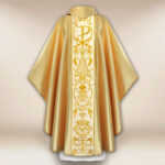 Ornat z haftowanym pasem pluszowym “Baranek”