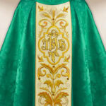 Casula ricamata IHS verde