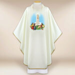 Casula con immagine della Madonna di Fatima