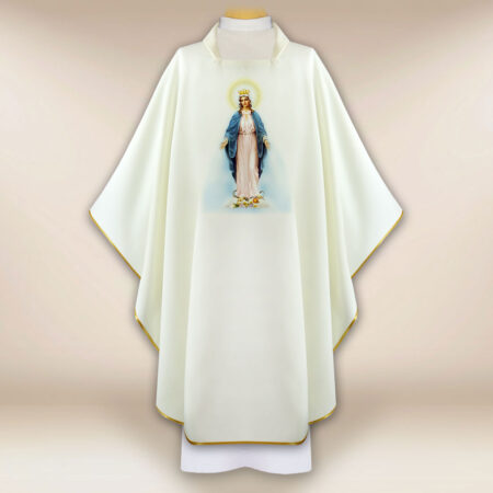 Casula con immagine Madonna Immacolata