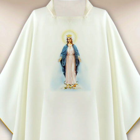 Casula con immagine Madonna Immacolata
