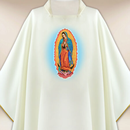 Casula con immagine della Madonna di Guadalupe