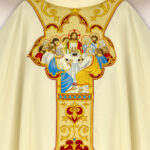 Casula ricamata Ultima Cena ecru