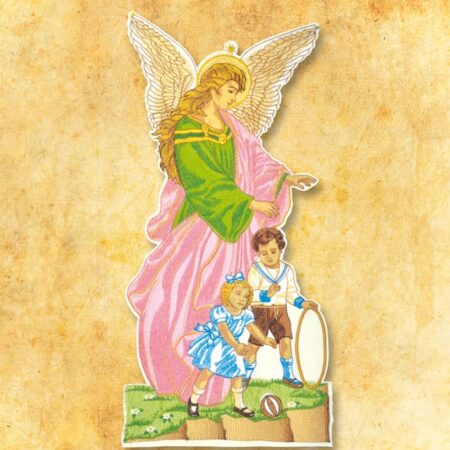 applicazione ricamata Angelo Custode