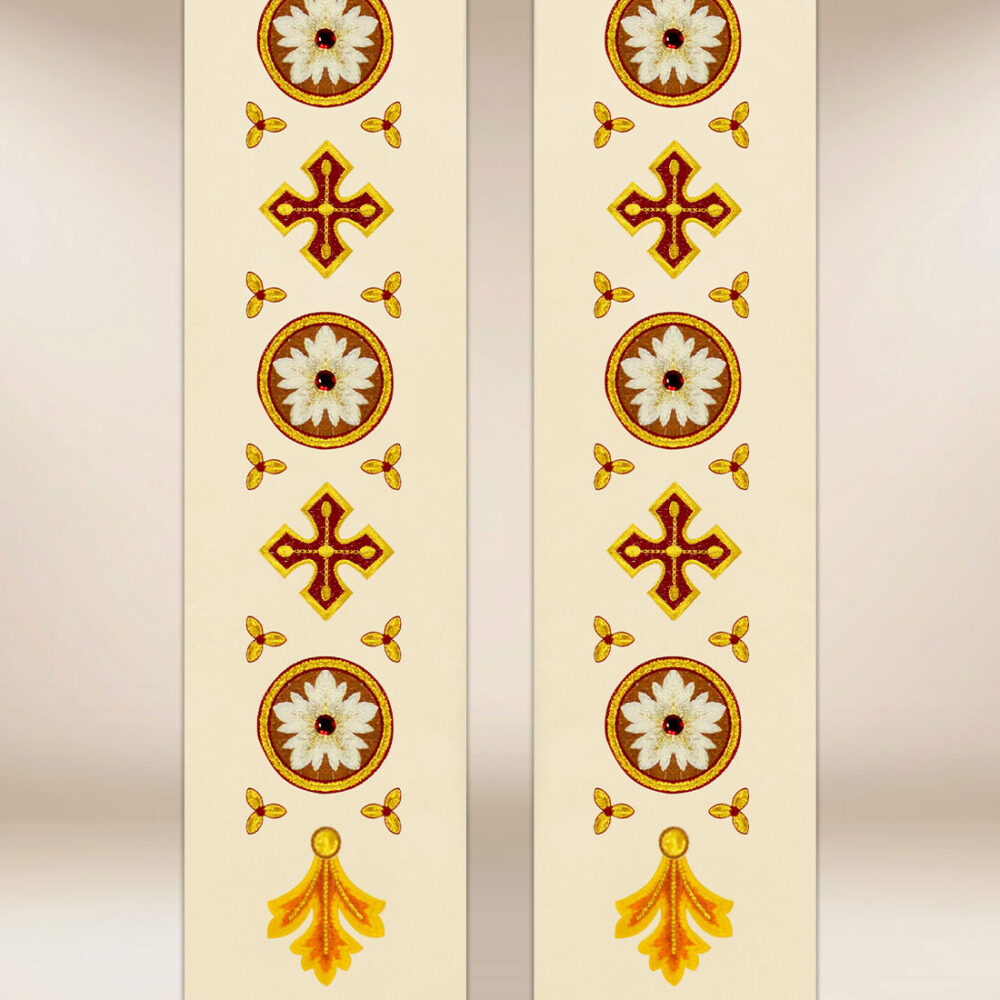 Stuła haftowana “Baranek Boży”