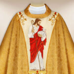 Ornat haftowany “Jezus Dobry Pasterz” złoty