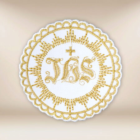 ostia comunionale ricamata IHS