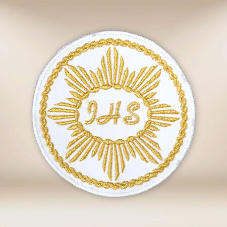 Ostia comunionale ricamata IHS