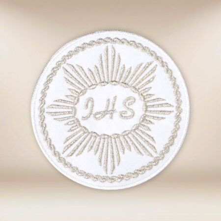Ostia comunionale ricamata IHS