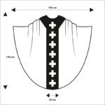 Casula ricamata per Natale