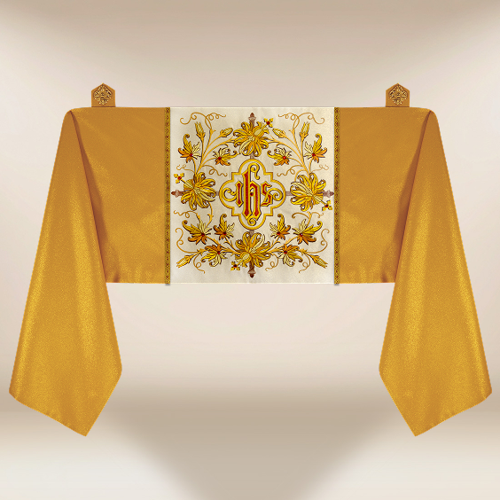 Velo omerale ricamato “Classico Gold”
