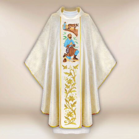 Casula sacerdotale ricamata San Isidoro