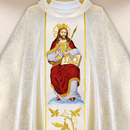 Casula ricamata Cristo Re