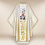 Casula sacerdotale ricamata San Valentino