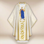Casula sacerdotale ricamata San Bartolomeo