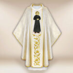 Casula sacerdotale ricamata San Giovanni Bosco
