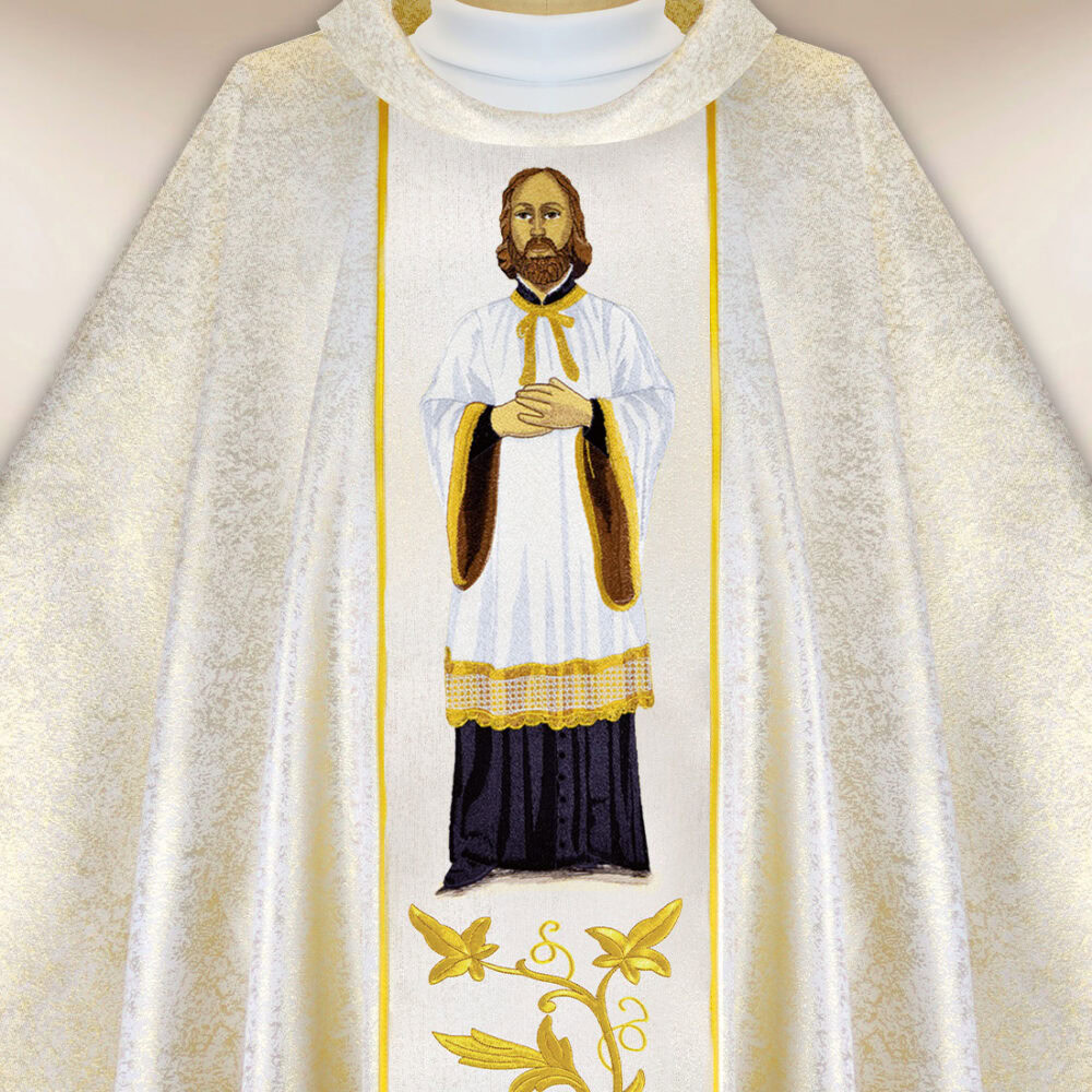 Casula sacerdotale ricamata San Giovanni da Kanti