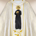 Casula sacerdotale ricamata San Stanislao Kostka