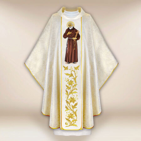 Casula ricamata San Padre Pio