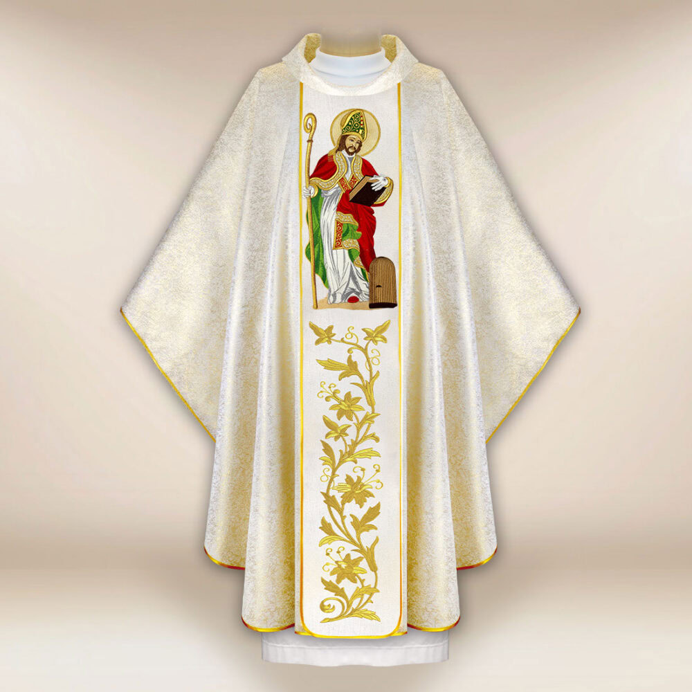 Casula sacerdotale ricamata San AMadonnarogio