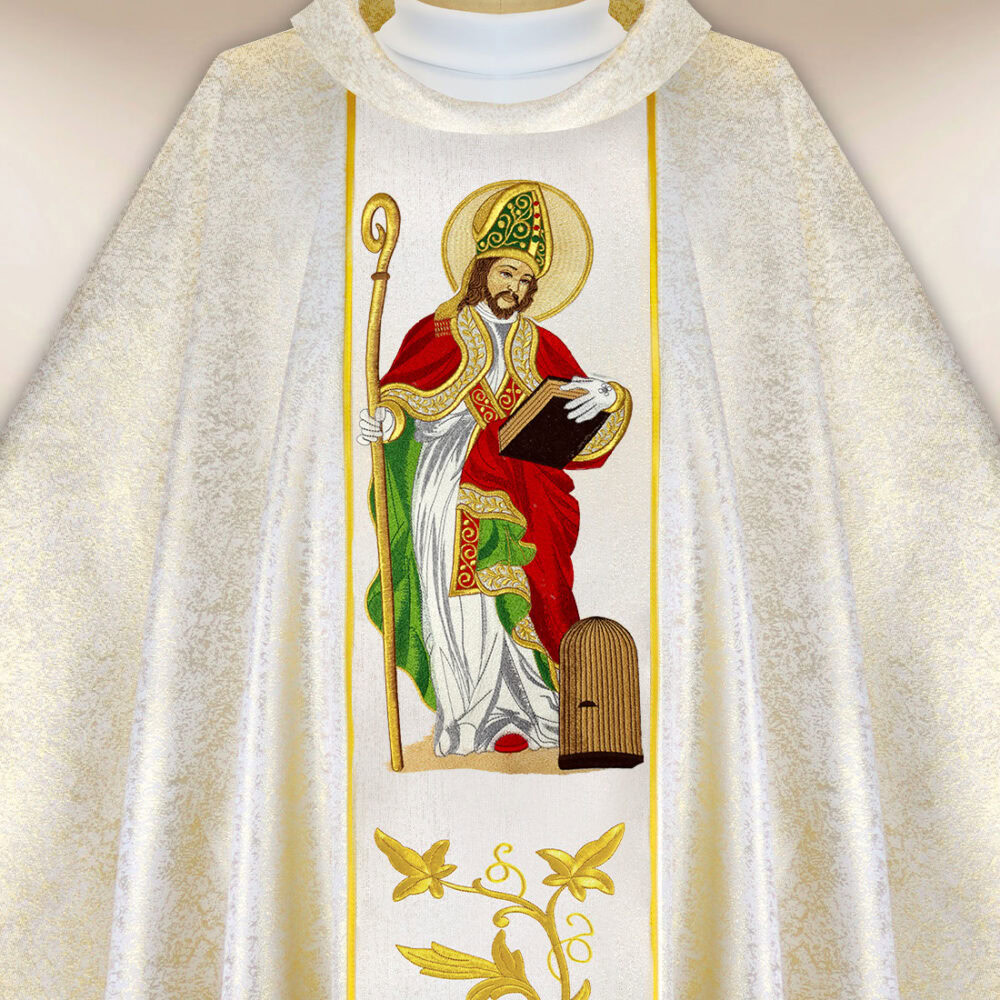 Casula sacerdotale ricamata San AMadonnarogio