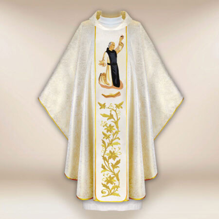 Casula sacerdotale ricamata B. Vincenzo Kadłubek
