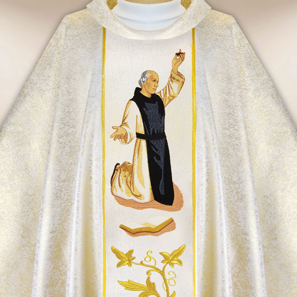 Casula sacerdotale ricamata B. Vincenzo Kadłubek