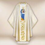 Casula sacerdotale ricamata di Santa Veronica