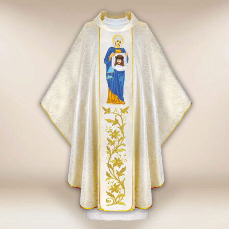 Casula sacerdotale ricamata di Santa Veronica