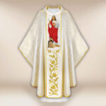 Casula sacerdotale ricamata San Giovanni Apostolo