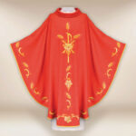 Casula sacerdotale rossa con PX