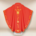 Casula sacerdotale rossa con PX