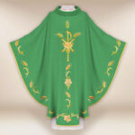 Casula sacerdotale verde con PX